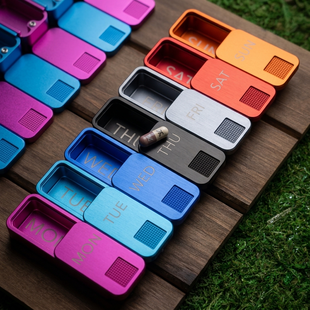 DaitaGains pill organizer in everyday use — organized health routine